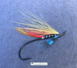 Low water Garry salmon fly dressed on a single hook